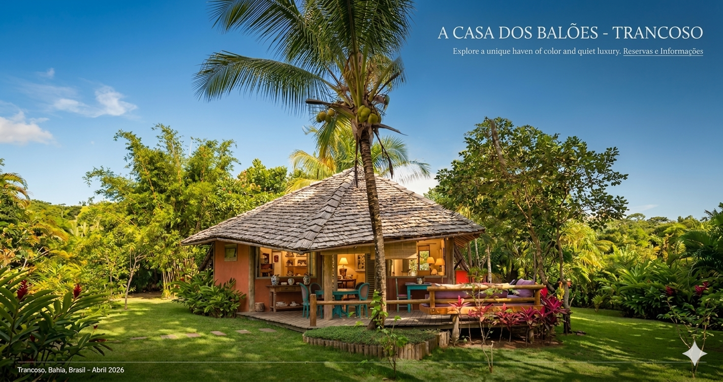 Casa tropical privativa em Trancoso